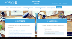 Desktop Screenshot of edutedis.com