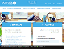 Tablet Screenshot of edutedis.com